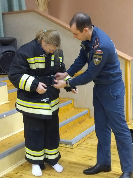 11 января в школе прошёл открытый урок по Пожарной безопасности в быту..